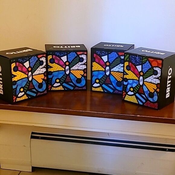 4 britto empty mug cups boxes - Picture 1 of 7